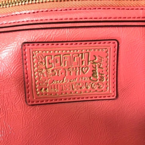 NWT Coach Daisy leather convertible purse Coral Crossbody purse bag - Picture 5 of 12